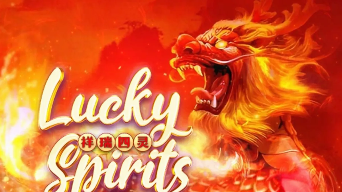 Tampilan visual slot Lucky Spirits dengan tema mistis dan gulungan klasik.