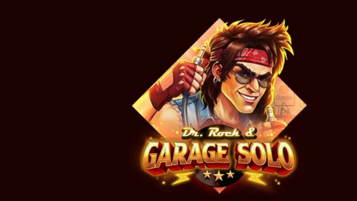 Dr. Rock & Garage Solo slot machine theme featuring musical instruments and rock concert atmosphere