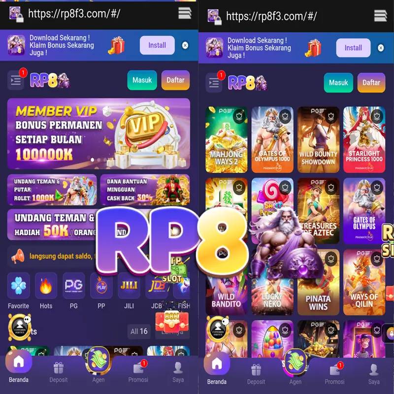 rp8 Masuk